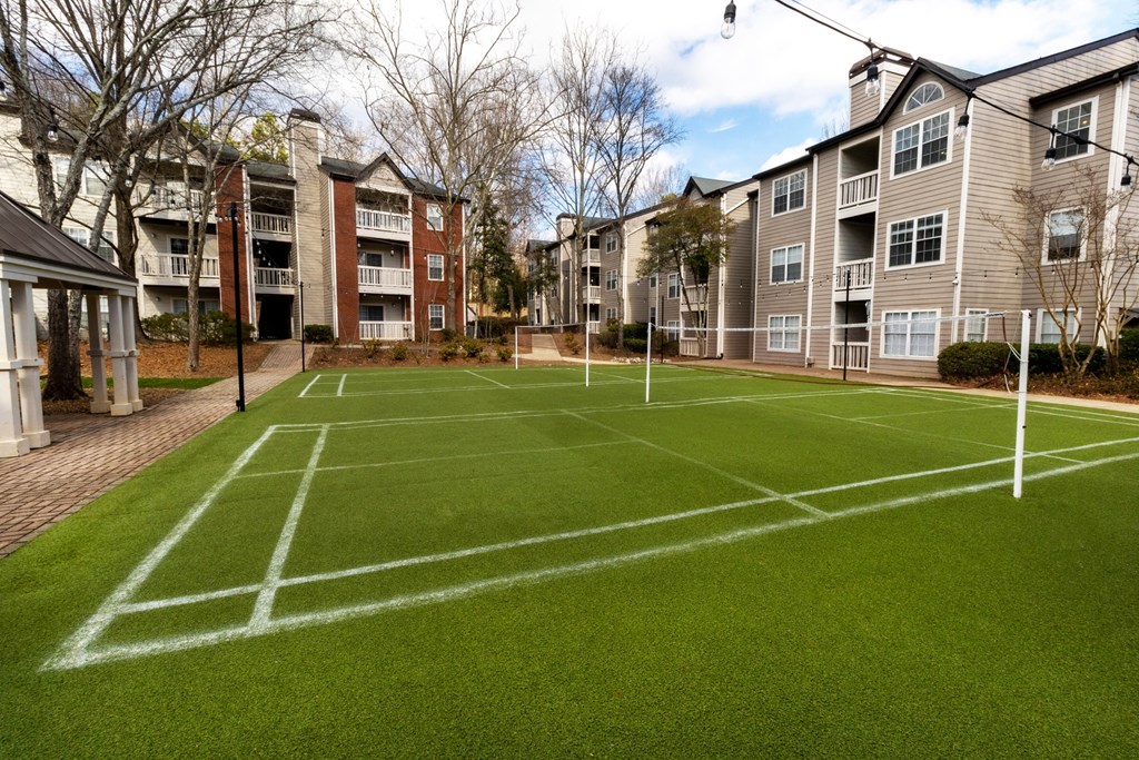 Badminton Courts at The Point at Perimeter, Georgia