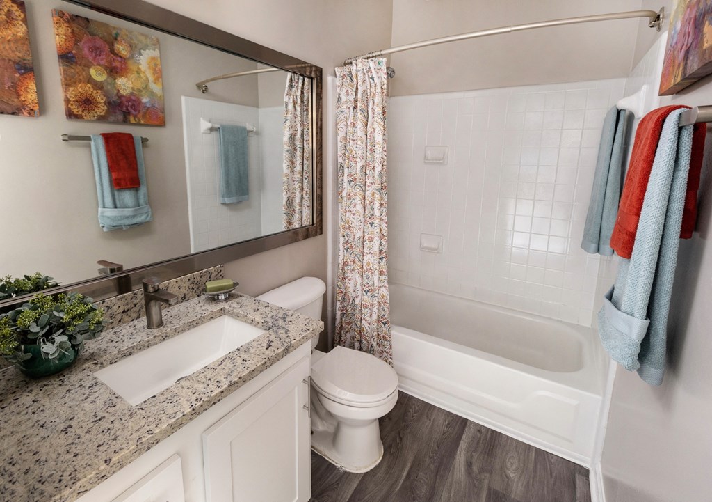 Bathroom With Bathtub at The Point at Perimeter, Georgia, 30338