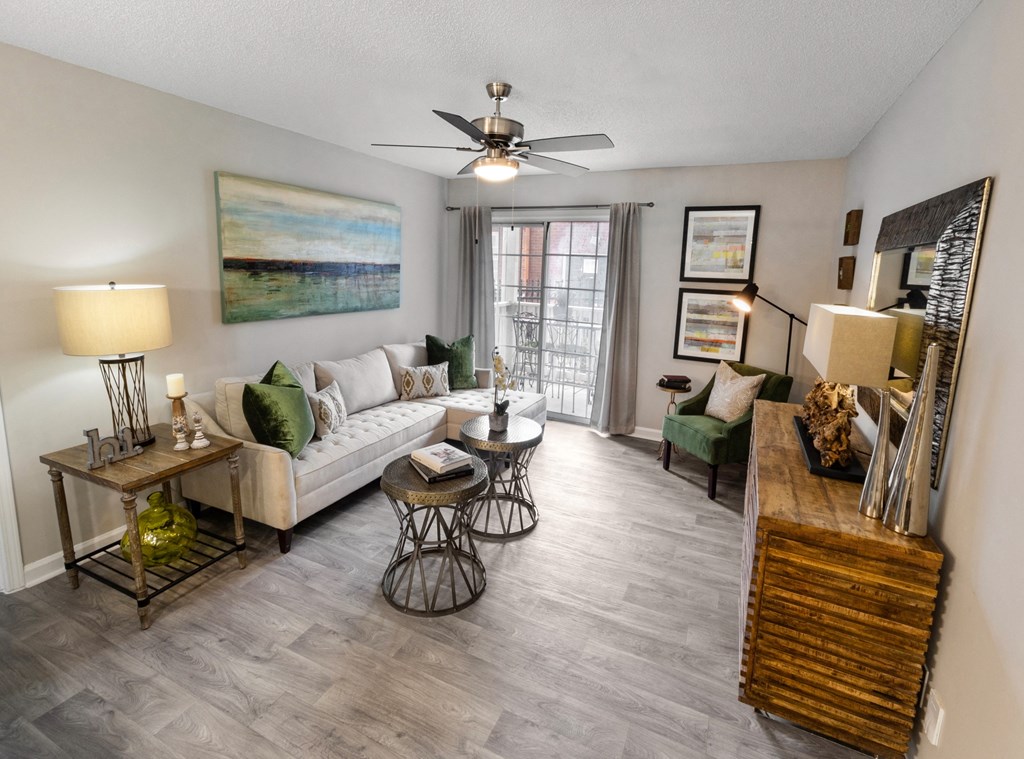 Living Room at The Point at Perimeter, Dunwoody, 30338