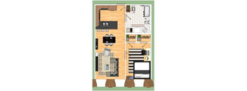 PM1aFH-T Floor plan at Ponemah Mills in Taftville, CT, 06380