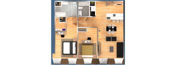 PM2cL-T Floor plan at Ponemah Mills in Taftville, CT, 06380