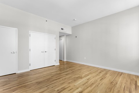 a living room at 1188 Lofts, Bridgeport, CT