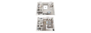 Two Bed Two Bath Loft 1744 sq.ft.
