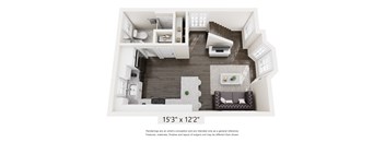 3 bed 1 bath A at Eden & Main 55+ Apartments, Connecticut