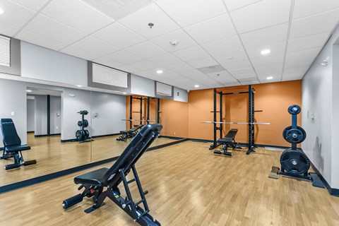 a gym at 1188 Lofts, Connecticut, 06604