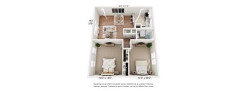2 bed 1 bath at Greenfield Village Apartments, Rocky Hill, CT
