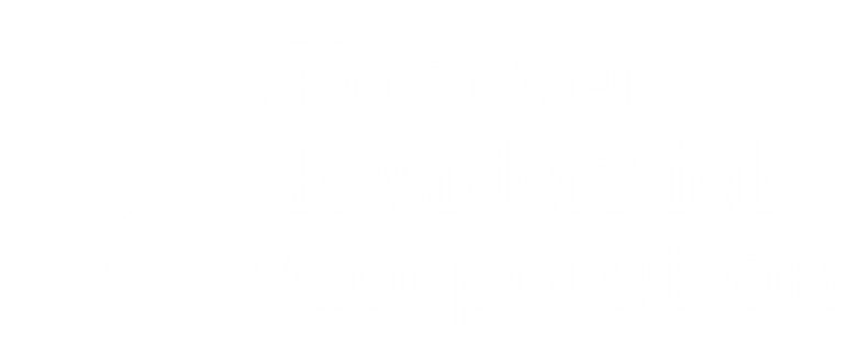 a green sign with the words konoever residential corporation
