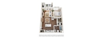 1 Bedroom Layout