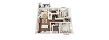 2 Bedroom Layout