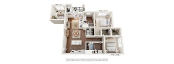 Two Bed Two Bath Den