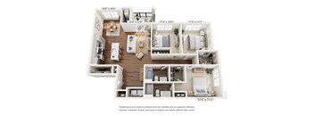 3 Bedroom Layout