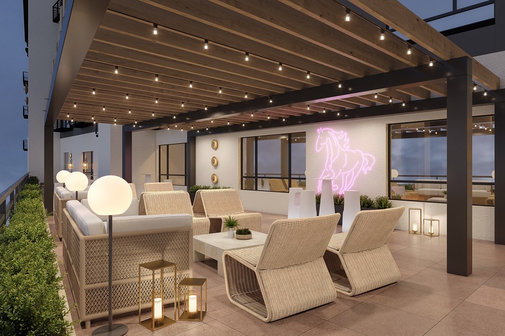 Elevated Resident Terrace