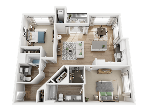 1 Richards Drive Studio-3 Beds Apartment for Rent