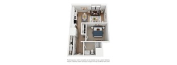 A1 Layout 553 SF
