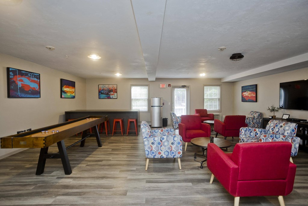 enjoy a game of pool in our clubhouse at our apartments