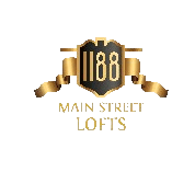 the logo or sign for the apartment building