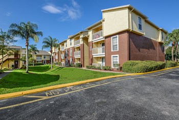 Park Avenue Apartments Tampa Florida Buildings with green grass and palm trees - Photo Gallery 11