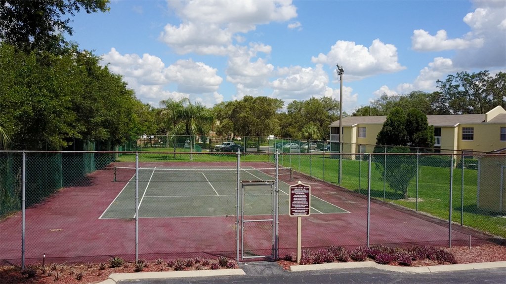 Park Avenue Apartments Tampa Florida Tennis Court