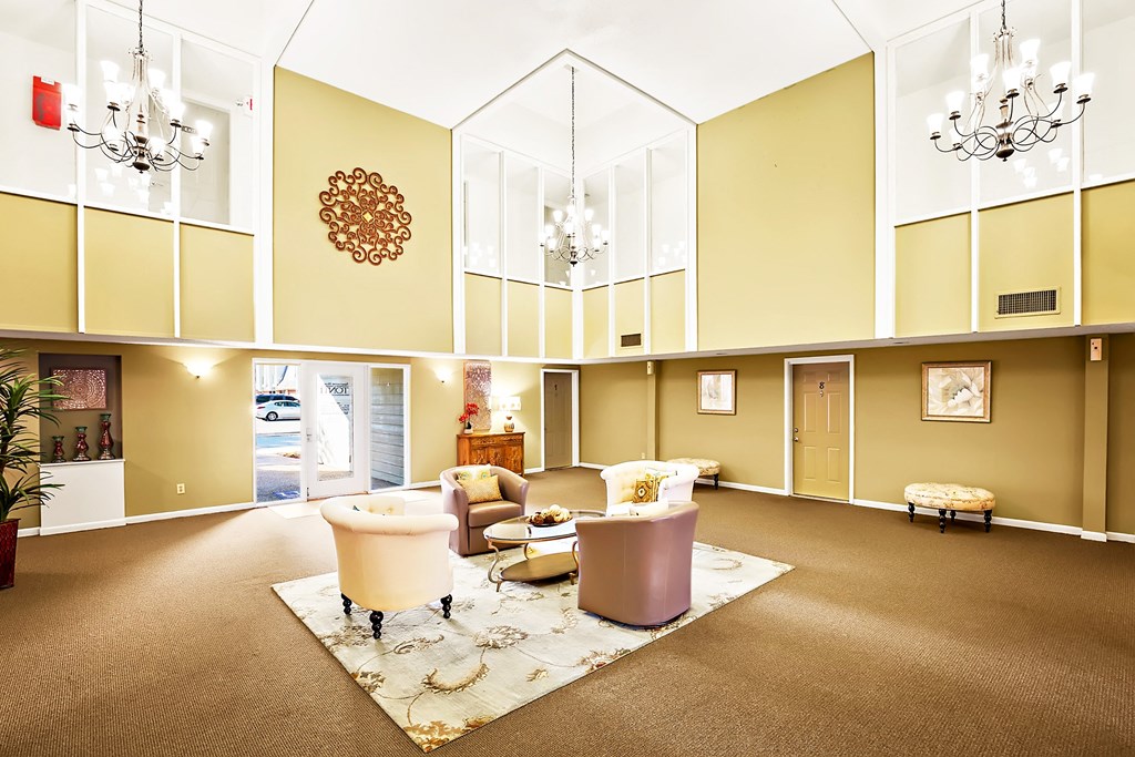 leasing office seating area