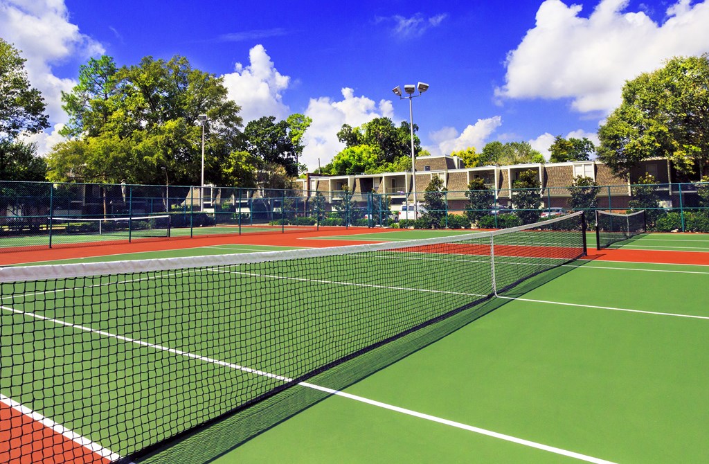 Tennis Courts Close Up