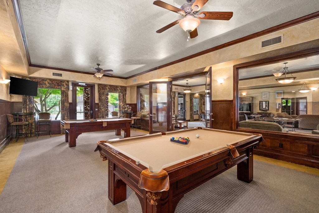 Social Center at Scottsmen Apartments, California