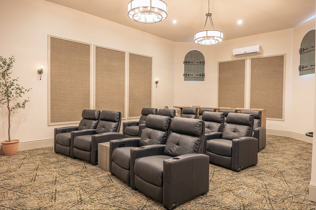 Movie Theatre at The Villas at Ellis Manor, Fresno