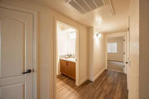 Laminate flooring New apartments in Fresno at The Villas at Ellis Manor, Fresno, CA