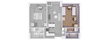 A series of images showing different views of a bathroom.