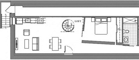 1204 Chestnut St Studio-1 Bed Apartment for Rent - Photo Gallery 6