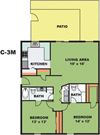 Two Bedroom Two Bathroom (C3M)