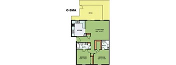 Two Bedroom Two Bathroom (C3MA)