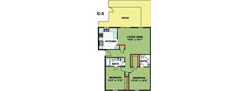 Two Bedroom Two Bathroom (C3)