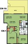 Two Bedroom One Bathroom (CN1A)