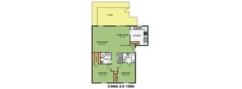 Two Bedroom Two Bathroom (C3MA)