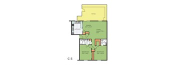 Two Bedroom Two Bathroom (C3)