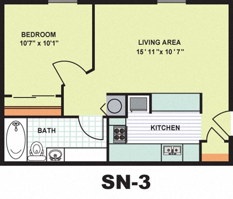 Standard One Bedroom (SN3)