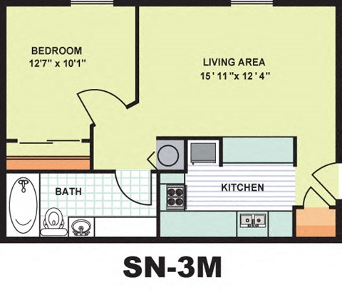 Standard One Bedroom (SN-3M)