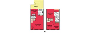 Three Bedroom Townhome (T3)