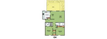 Two Bedroom Two Bathroom (C4)