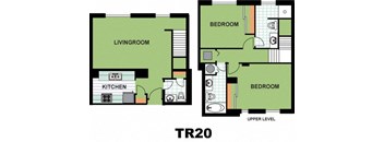 Two Bedroom Townhome (TR20)
