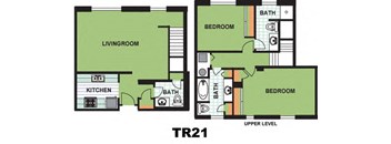 Two Bedroom Townhome (TR21)