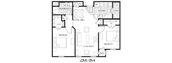 2 Bedrooms | 1 Baths