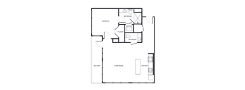 a floor plan of a house