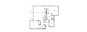 a floor plan of a house