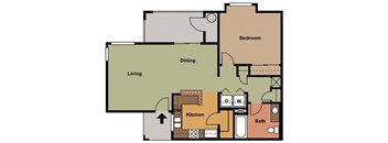 Living/Dining area - Kitchen Pantry closet - Patio - Laundry in Hallway and 2 closets- Bathroom - Bedroom sliding door closet