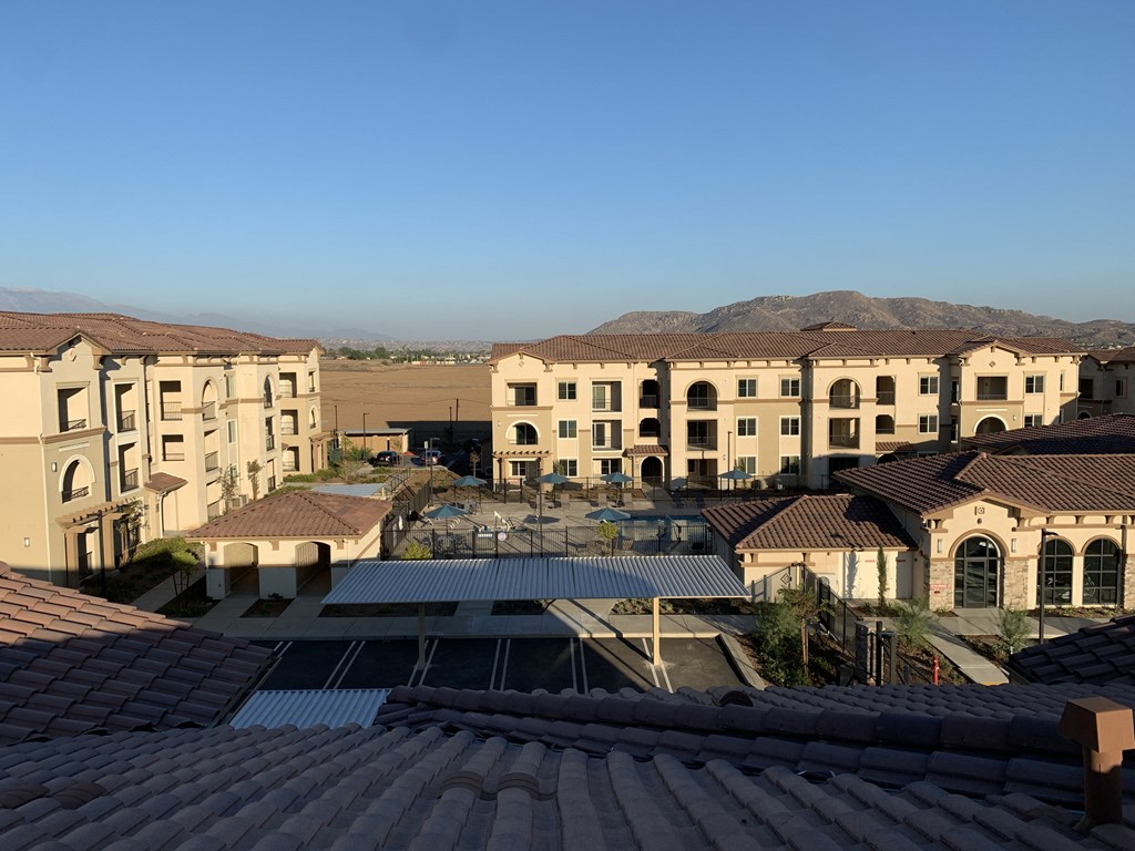 View of Apartment Complex at Villa Annette Apartments, Moreno Valley, CA, 92553