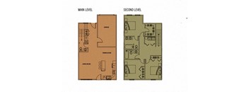3 bed/2.5 bath Floor Plan at Copper Pines, Bozeman, MT, 59718
