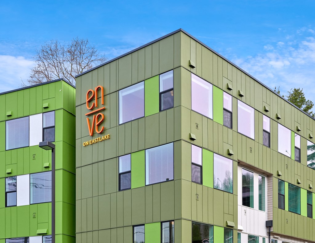 the building in which the apartment is located at Enve, Seattle, WA 98102