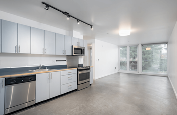 Kitchen And Living at 19th & Mercer, Seattle, 98112