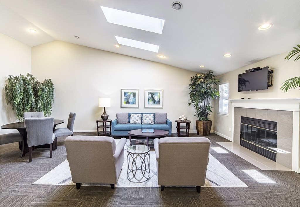 Clubhouse interior at Arterra Apartments, Kent
